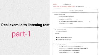 IELTS real exam listening test with answerspart1 rooms to hire for parties listening 2024 [upl. by Akimaj981]