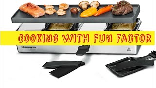 Cooking with fun Factor raclette rommelsbacher [upl. by Sitrik]