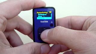 Sandisk Sansa Clip Reset Language from any Language [upl. by Raddy]