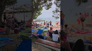 Makarska walk August Summer Croatia 2024 ASMR 4K HDR2024 croatia makarskariviera makarska beach [upl. by Chemush907]