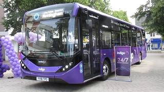 Trent Barton Indigo ADL Enviro200 MMC Launch at Beeston [upl. by Edrea]