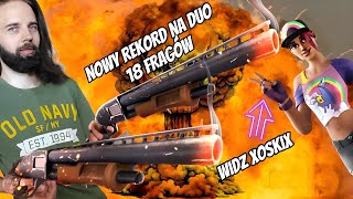 REAKTYWACJA NOWY REKORD FRAGÓW W FORTNITE NA DUO Z WIDZEM Garandos101 [upl. by Nannarb]