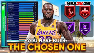 LEBRON JAMES quotCHOSEN ONEquot BUILD is a PROBLEM in NBA 2K25 BEST ALL AROUND SLASHER BUILD [upl. by Atinat609]