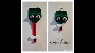 Fly Catching Keyfob Holder Free Crochet Pattern 13 [upl. by Leksehcey]