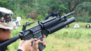 ฝึกยิง m 203 [upl. by Hedve]