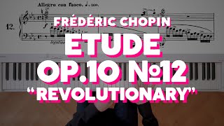 Chopin — REVOLUTIONARY Etude op10 №12 [upl. by Asyla523]