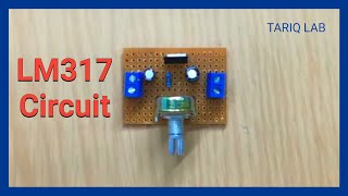 LM317 Adjustable Voltage Regulator Circuit [upl. by Adnylam]