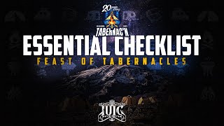 The Feast Of Tabernacles Essentials Checklist feastoftabernacles [upl. by Inor102]