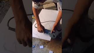 How To Cutting Tile diy shorts tile tips amazing [upl. by Aivatnuhs]