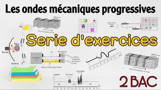 Série d’exercices  Correction  les ondes mécaniques progressives  Pr Mouslim bac2024 [upl. by Siclari]