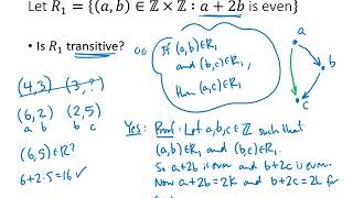 Properties of Relations Sample Problems [upl. by Zeiger311]