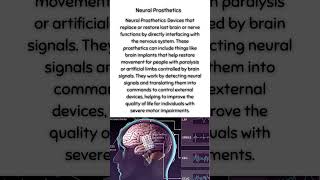 Neural Prosthetics [upl. by Orlosky]