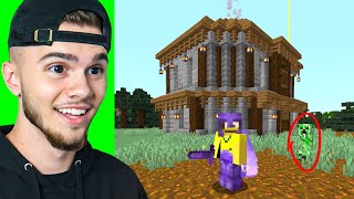 Finishing my new Minecraft shop CloutCraft EP38 [upl. by Asehr833]