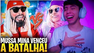 Mussa Vs Mina💜  Batalha de Rap React [upl. by Merrily]