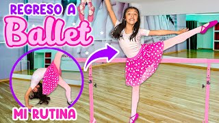 🩰¡REGRESE A BALLETMI RUTINA FAVORITA🥰l Yo soy Aranza 💕 [upl. by Beichner]