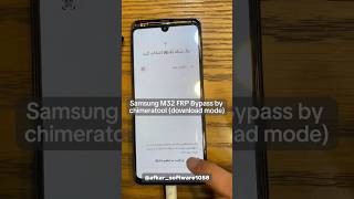 Samsung remove FRP BY CHIMERATOOL [upl. by Barimah]