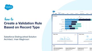 Create a Validation Rule Based on Record Type  Salesforce [upl. by Sunny]