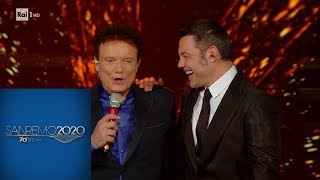 Sanremo 2020  Il duetto di Massimo Ranieri e Tiziano Ferro [upl. by Ecylla]