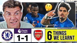 6 THINGS WE LEARNT FROM CHELSEA 11 ARSENAL [upl. by Teodorico]