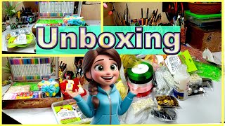 afrin art amp craft  Unboxing ItsyBitsy Art amp Craft supplies  Craft amp Jewellery Supplies HAUL 🩷 [upl. by Munro]