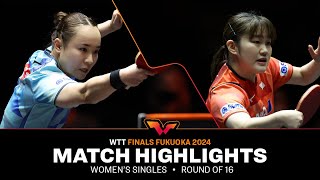 Mima Ito vs Satsuki Odo  WS R16  WTT Finals Fukuoka 2024 [upl. by Mimi189]