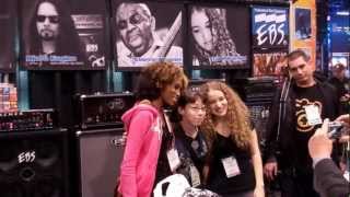 Tal Wilkenfeld  Jackson Browne  Namm Show 2012 Pt 1 [upl. by Ikaz]