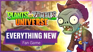 PLANTS VS ZOMBIES UNIVERSE  20 New Plants 2 New Worlds amp UI Overhaul  PvZ Universe v104 [upl. by Carolan591]