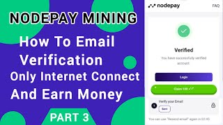 Nodepay email verification  nodepay human verification  nodepay wallet verify  nodepay mining [upl. by Ainej]