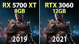 RX 5700 XT vs RTX 3060 12GB  Test in 11 Games [upl. by Merrile]