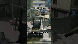 Best Holger 26 Gunsmith in Season 3 in COD Mobile shorts holgergunsmith [upl. by Yelsew]