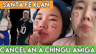 Quieren cancelar a Chingu Amiga por bailar con Santa Fe Klan [upl. by Eilahtan]