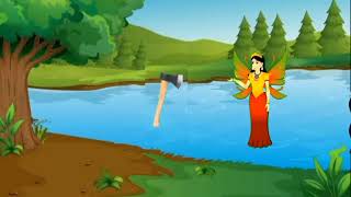 part 2 woodcutter story beautiful cartoon viralvideo youtuber [upl. by Aynotak994]