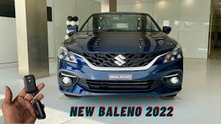 New Maruti Baleno 2022  Top Model  Detailed Review 2022  Santosh Kushwaha [upl. by Einnaf]