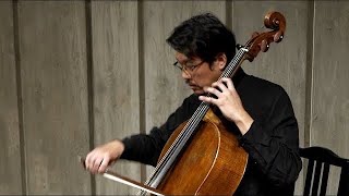 クーラントCourante 36 JSBach 無伴奏チェロ組曲第１番 Suite a Violoncello Solo senza Basso Nr1 BWV1007 寺井創 [upl. by Niatirb]