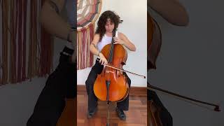 Violoncelo Cópia Stradivari 5 Cello Aline Starling  Trecho Concerto 1 em Dó Maior  Joseph Haydn [upl. by Adabel]