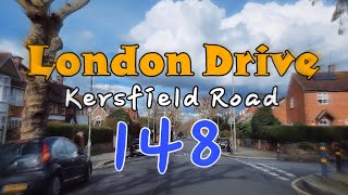 London Drive Kersfield Road Putney To Upper Richmond Road  London Tour 148 london londondrive [upl. by Atibat]