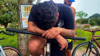 100KM DE BIKE FIXA SANTOS  ITANHAÉM [upl. by Hgielanna69]