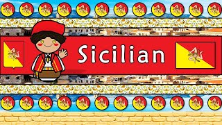 The Sound of the Sicilian language Numbers Greetings Words amp Sample Text [upl. by Notnad]