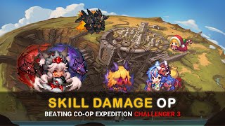 Guardian Tales How to Challenger 3  CoOP Expedition Beta Season 2 [upl. by Knudson]