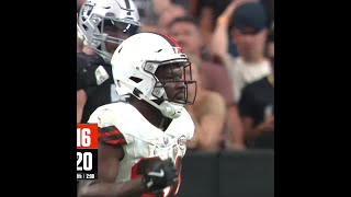 Jerome Ford rushes for a 35yard Gain vs Las Vegas Raiders [upl. by Clerissa410]