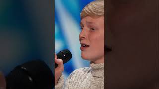 Insane Kid Singer Wins Golden Buzzer agt auditions americasgottalent short goldenbuzzer [upl. by Odella]