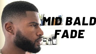 MID BALD FADE HAIRCUT TUTORIAL LEARN THIS FADE IN 5 MINUTES [upl. by Paulie]