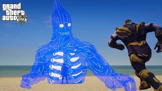 GTA 5  Thanos VS Madara  Epic Full Battle [upl. by Gerald]