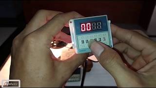 FungsiSETTING timer Omron DH48s mesin tetas telur otomatis [upl. by Inatirb]