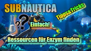 Subnautica TippsampTricks Ressourcen für Enzym finden leicht gemacht [upl. by Wilscam385]