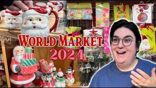 World Market Christmas 2024 SHOP WITH US for vintage inspired Christmas decorations [upl. by Donohue]