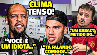 TRETA A DSCUSSÃ0 FEIA NA ENTREVISTA ENTRE FELIPE MELO E JOGADOR DO CITY APÓS P0LÊMICA PESADA [upl. by Allwein172]