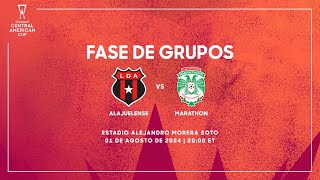 Alajuelense vs Marathón  Copa Centroamericana Concacaf 2024 [upl. by Aramal]