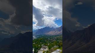 The one and only Hunza Valley  trending shorts hunza nature clouds mountains [upl. by Llerred]