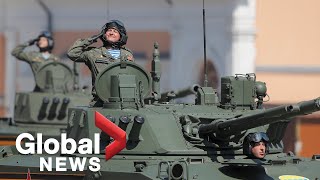 Russia marks 75th Victory Day anniversary with spectacular Red Square military parade [upl. by Araihc]